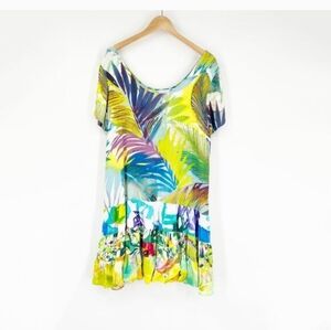 Jams World Tropical Print Hattie Dress Size Medium